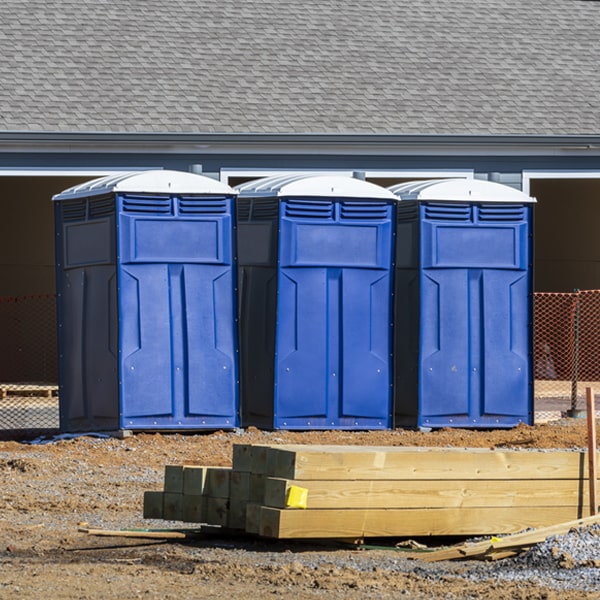 are there any restrictions on what items can be disposed of in the portable restrooms in Beaver Meadows PA